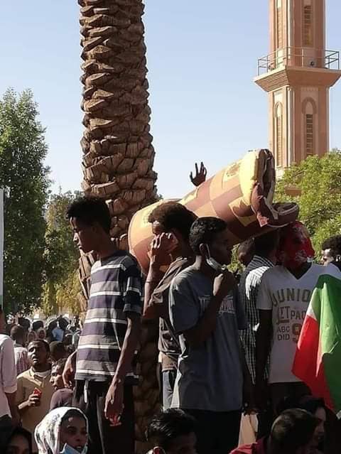 شعب عبقري.. شاب أدرك الاعتصام قبل إعلانه