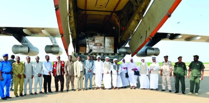 الإمارات تشارك في مساعدة منكوبي الفيصانات والسيول في السودان