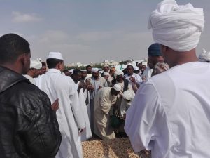 الجالية السودانية تودع فقيد الاعتداء الآثم في الرياض