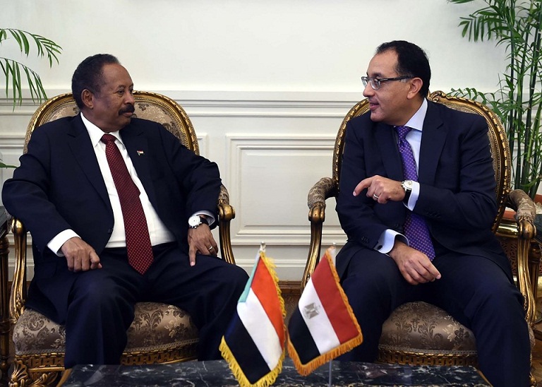 اجتماع اسفيري بين رئيسي وزراء السودان ومصر بشأن سد النهضة