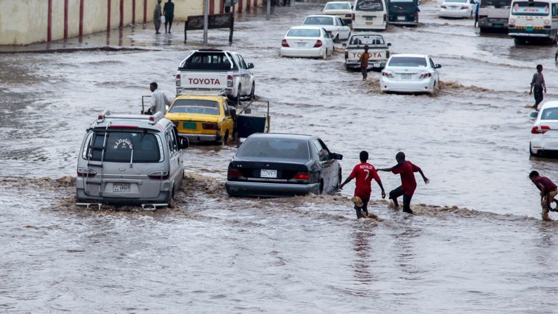 الخرطوم: أمطار غزيرة وسيول جارفة مصحوبة برياح