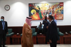 رئيس الوزراء يستقبل معالي وزير الدولة السعودي لشؤون الدول الأفريقية