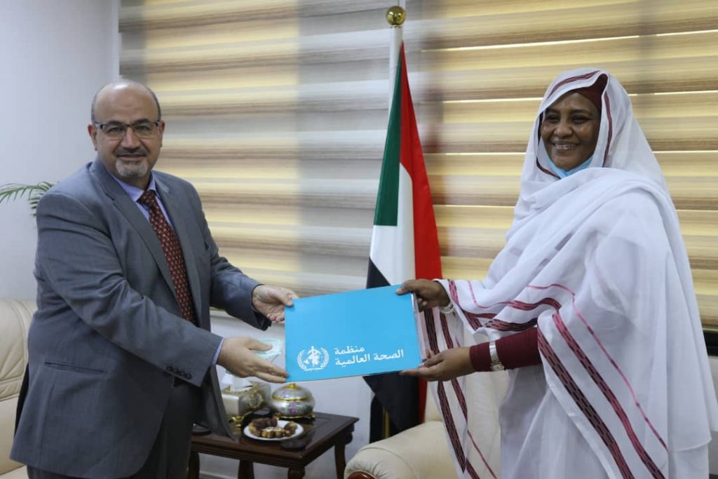 وزيرة الخارجية تستقبل ممثل منظمة الصحة العالمية لدى الخرطوم