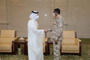 النائب الأول يستقبل نائب رئيس الوزراء وزير الخارجية القطري