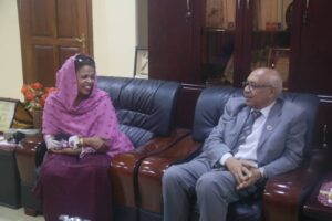 نائب عمدة ولاية إيوا الأمريكية تتبني مبادرة جامعة السودان لتطوير مشروع الزيداب الزراعي