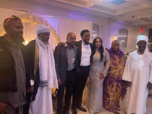 السودانيون في نيوجيرسي يحتفلون بالعروسين أيوب زاهر وآلاء مجدي