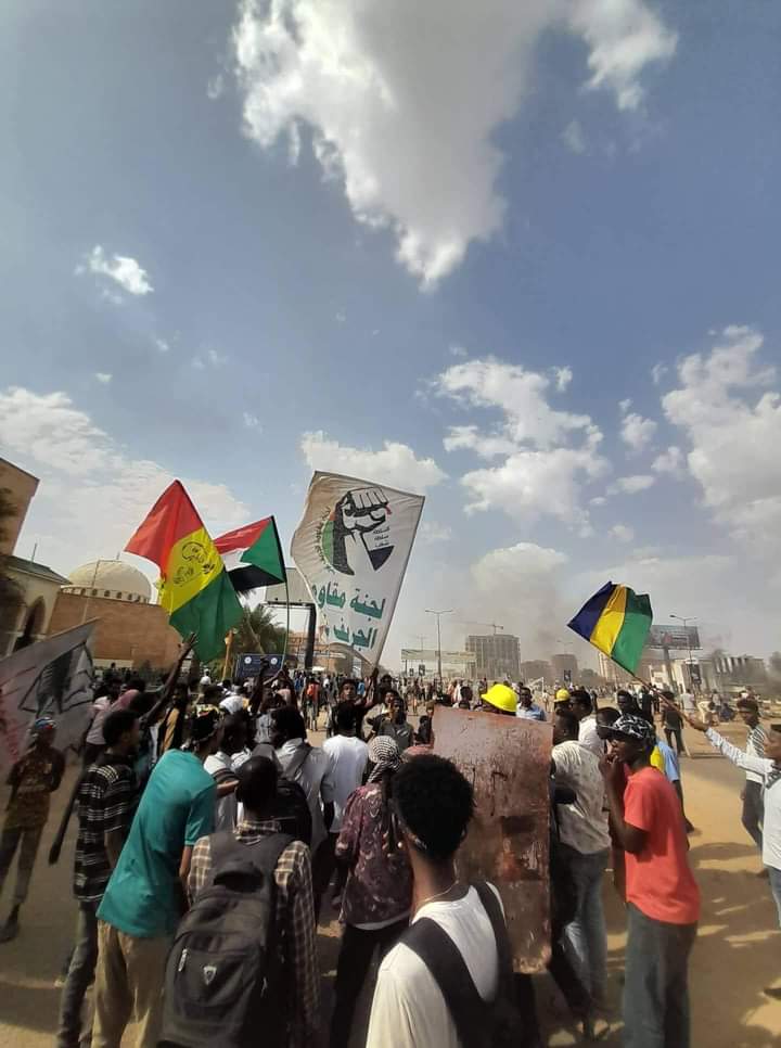تظاهرات حاشدة في مدن ولاية الخرطوم