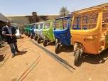 أول صادر سوداني (للركشات) و(التكاتك) التي تعمل بالكهرباء لكينيا