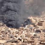 الجيش يقصف مواقع بمحيط سلاح المدرعات