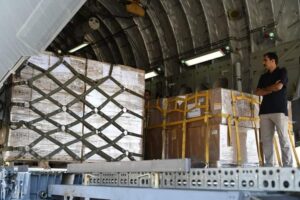 طائرتان تحملان 157طن من الأدوية المنقذة للحياة منحة من دولة قطر تصل بورتسودان