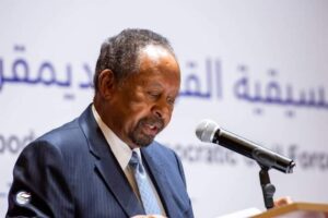 حمدوك: “تقدم” تنتظر رد البرهان بالموافقة على الاجتماع معها لوقف الحرب في السودان