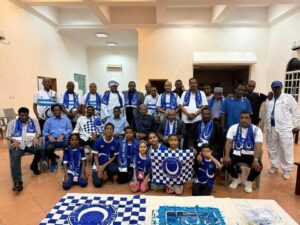 فلوران خاطب الحفل .. وكابتن بشة شارك في تقطيع “تورتة النصر”.. رابطة هلال قطر تحتفي بتصدُّر الهلال للدوري الموريتاني