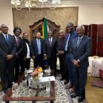 وفد “صمود” يلتقي رئيس جنوب أفريقيا ويحثه على دعم جهود السلام في السودان