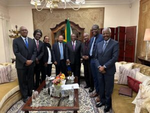 وفد “صمود” يلتقي رئيس جنوب أفريقيا ويحثه على دعم جهود السلام في السودان