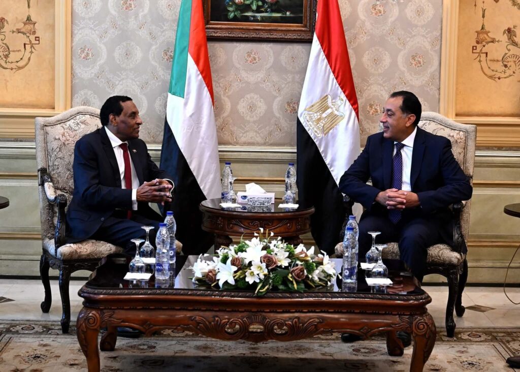 كامل إدريس يبحث مع نظيره المصري سبل تعميق العلاقات الاستراتيجية