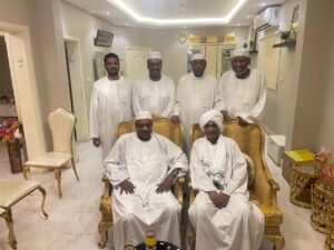 الرابطة الرياضية للسودانيين بالخارج (الصالحية) تزور رئيس الاتحاد السوداني لكرة القدم
