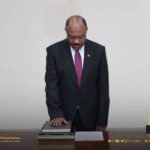 السفير محي الدين سالم يؤدي القسم وزيراً للخارجية والتعاون الدولي