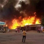مقتل وإصابة أكثر من ٢٧ شخصا إثر استهداف الدعم السريع سوقا في الفاشر بطائرة بمسيّرة