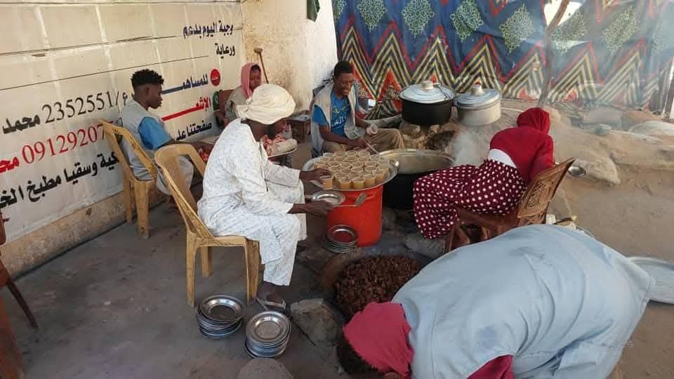 تكية مطبخ الخير تنفذ وجبة غذائية للأسر بالفاشر
