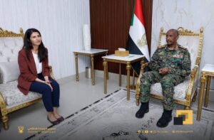 التقت البرهان.. وزيرة الدولة بالخارجية الألمانية: يجب أن تتوقف الحرب فورا