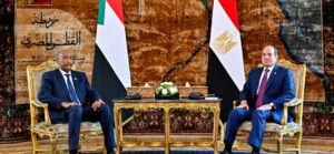 البرهان والسيسي يؤكدان على أهمية الرباعية كمظلة  لوقف الحرب في السودان