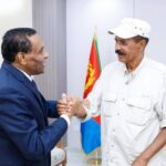 إدريس وأفورقي يبحثان تعزيز  التعاون  بين البلدين والتنسيق المشترك  في المحافل الإقليمية والدولية ​