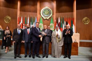 توزيع جوائز التميز الإعلامي العربي في ختام أعمال الدورة الـ(٥٥) لمجلس وزراء الإعلام العربي