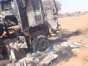 تحالف “تأسيس” يدين استهداف قافلة إغاثية في زالنجي بطائرة مسيرة