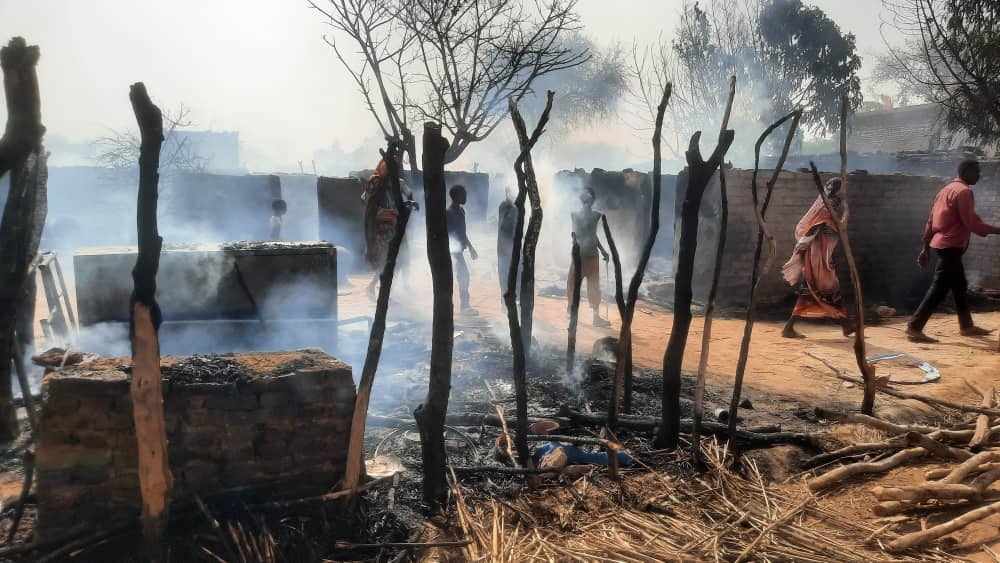 الهجرة الدولية: اندلاع حريق بمخيم نازحين في طويلة بشمال دارفور يتسبب في تشريد ٣٤ أسرة