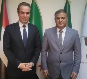 المسلماني يلتقي رئيس اتحاد الإعلاميين الأفريقي الآسيوي ويبحثان التعاون في التدريب والمؤتمر الثالث للاتحاد