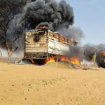 طوارئ دار حمر: الدعم السريع تحرق شاحنات محاصيل زراعية غرب مدينة النهود