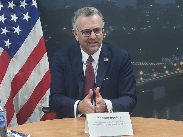 مسعد بولس يبحث مع الممثلين الدائمين لمجلس الأمن هدنة إنسانية في السودان