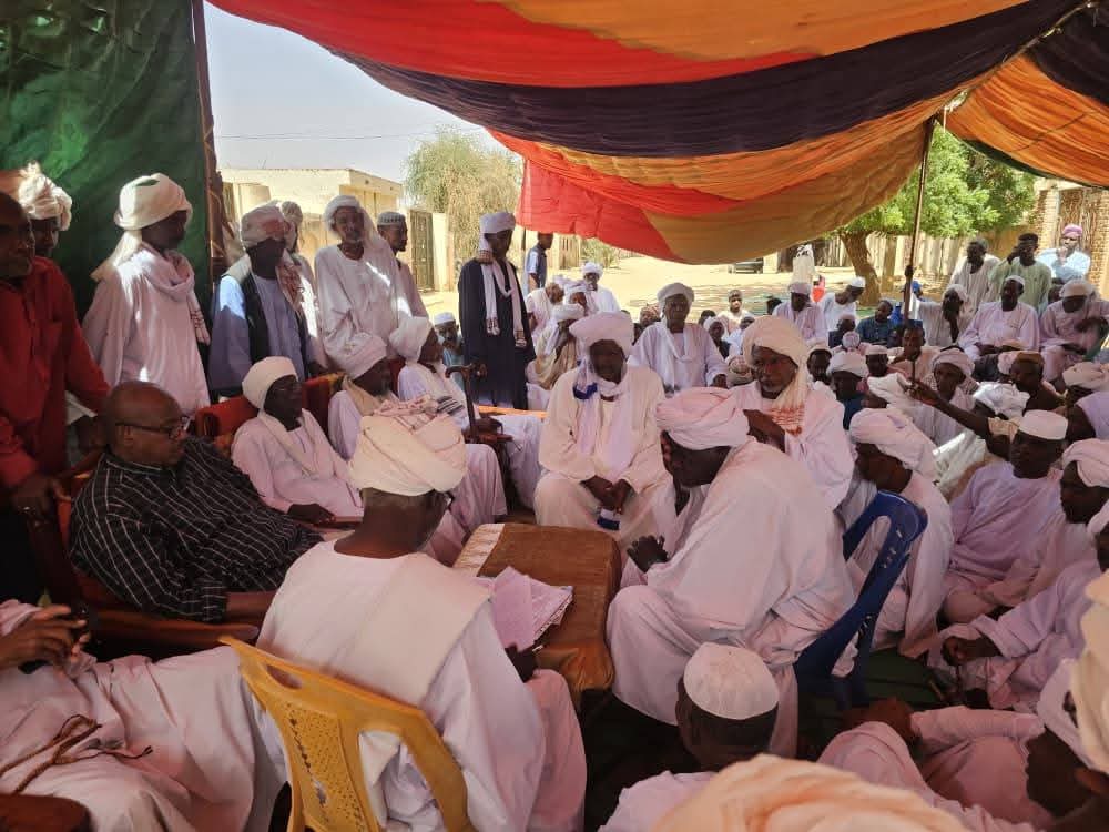 مدينة الأبيض تشهد صلح أهلي بين الشنابلة والعركيين وكنانة اليوم بمنزل الخليفة مكي محمد سعيد قفلي حمد النيل